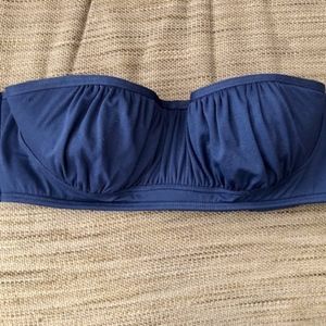 Juicy Couture Size Large Underwire Navy Blue Bikin